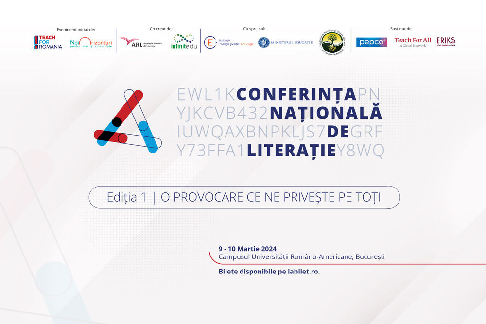 Conferinta literatie_Teach for Romania si Fundatia Noi Orizonturi