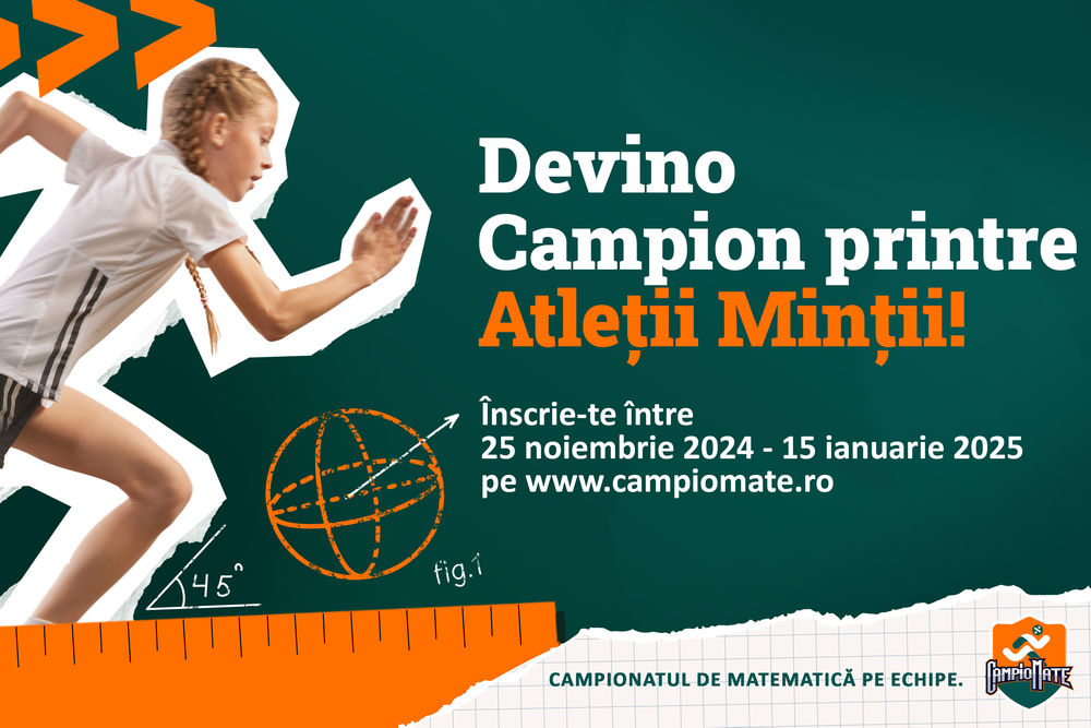 Start inscrieri CampioMATE 2025