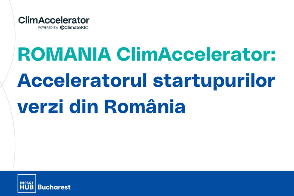 Impact Hub Bucharest Romania ClimAccelerator 2025