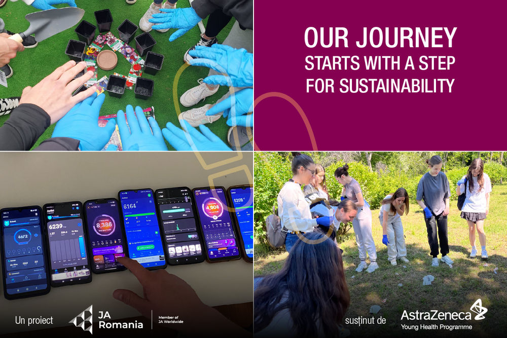 Our journey starts with a step for sustainability Junior Achievement AstraZeneca 2025