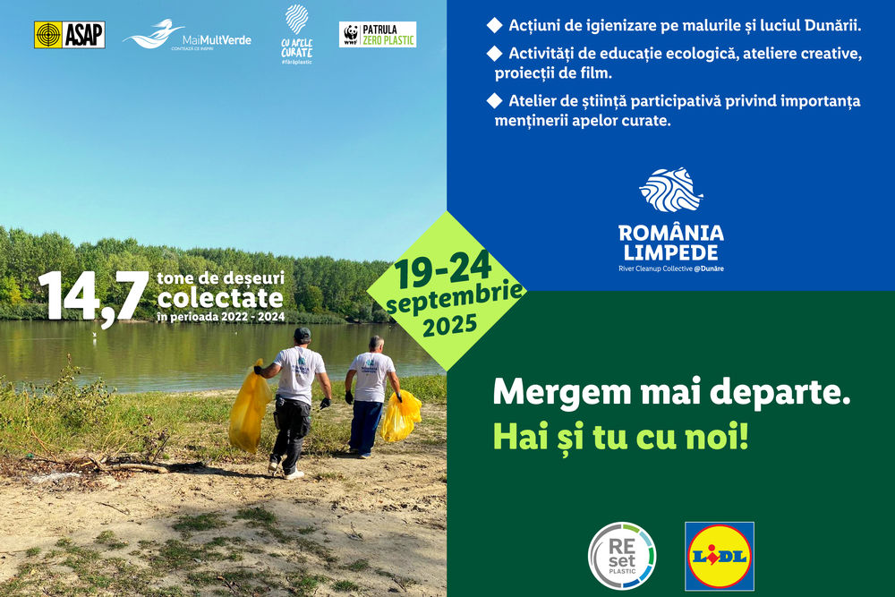 Romania Limpede - Cleanup Collective Dunare 2025