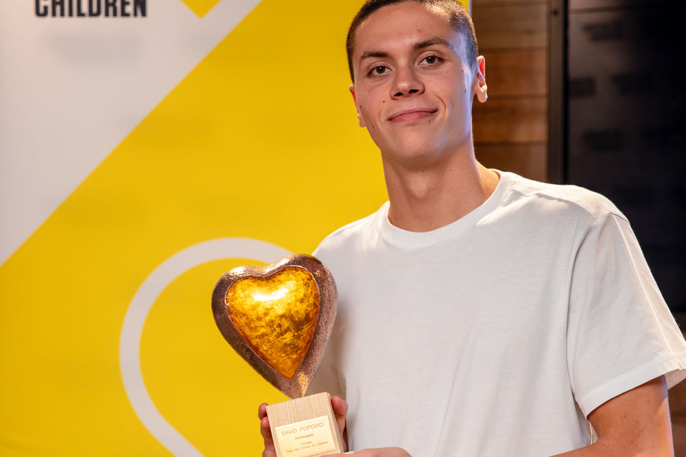 David Popovici_Ambasador Hope and Homes for Children