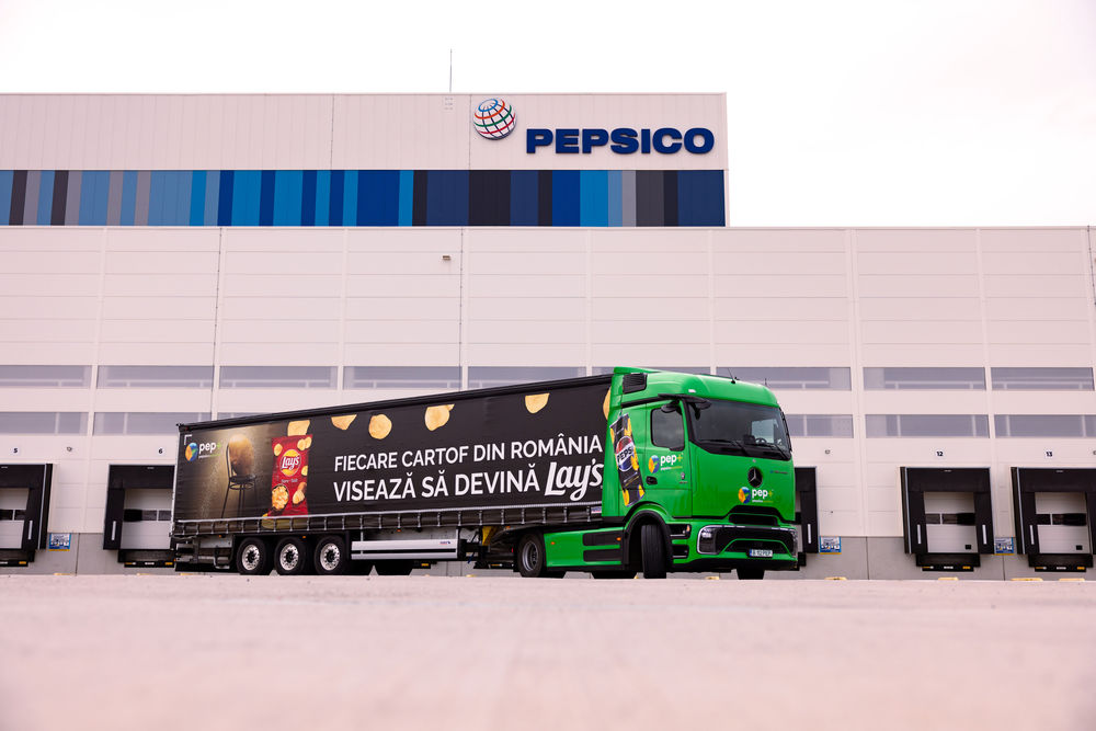 PepsiCo România Mercedes-Benz eActros 600 2025