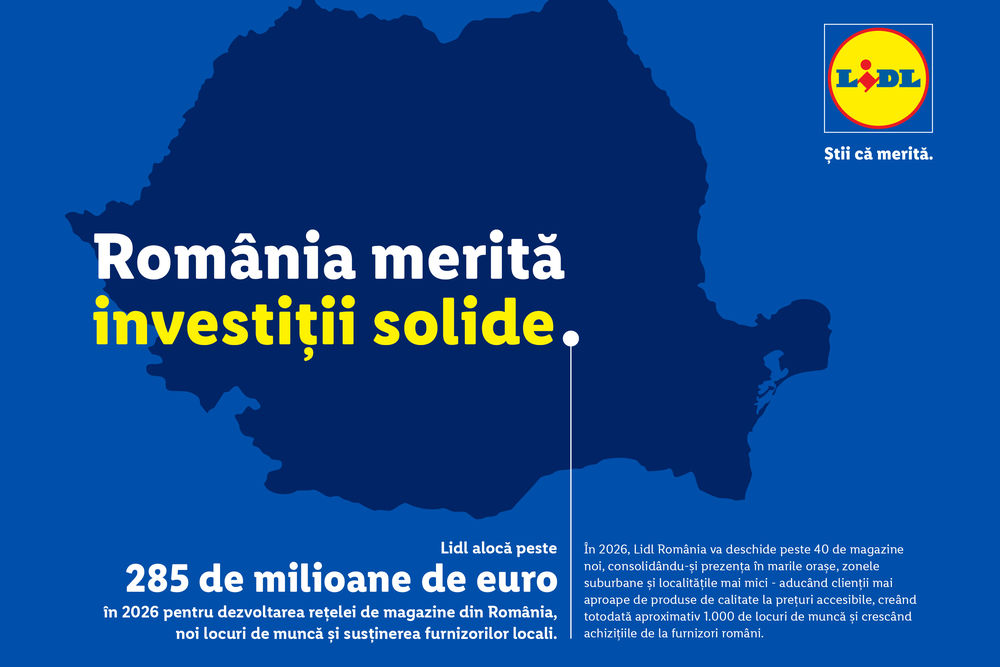 Investiții Lidl România 2026