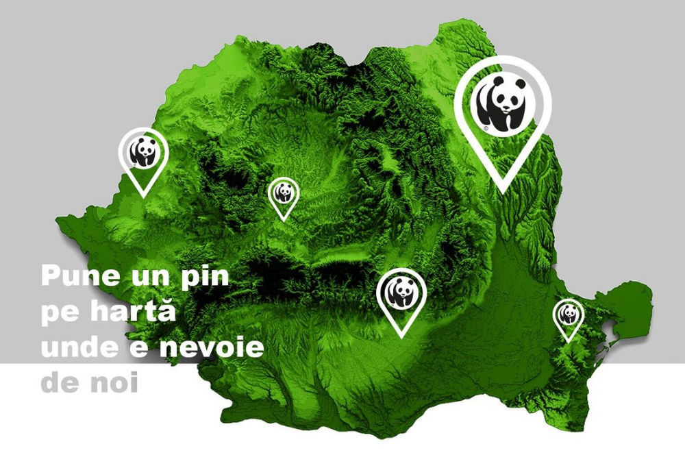 Harta-mediu WWF Romania 2026