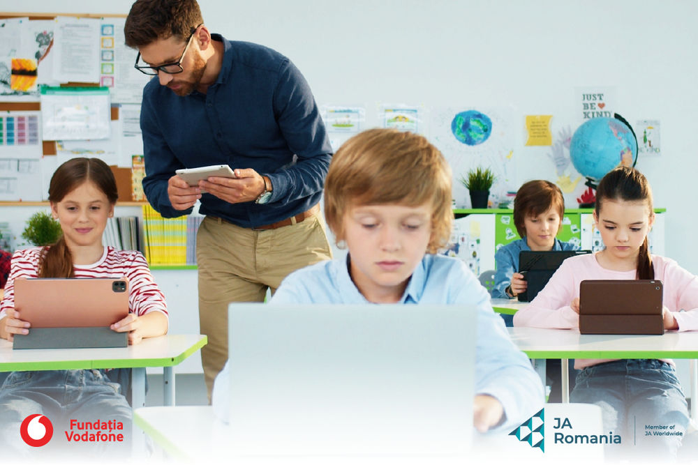 Școala din viitor 2025-2026 Junior Achievement (JA) România Fundația Vodafone