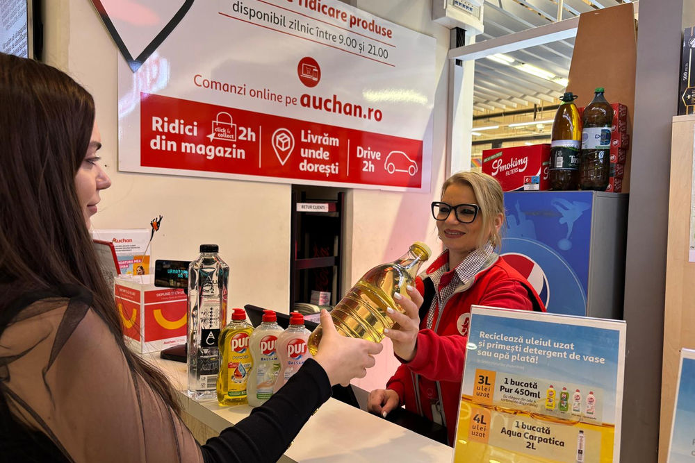 Auchan - Program colectare ulei alimentar